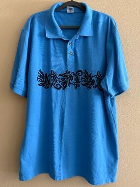Crazy Shirts /Mens short sleeve /Hawaiian design shirt with collar /Size XXL